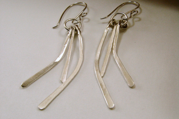 Sterling Silver Strand Earrings