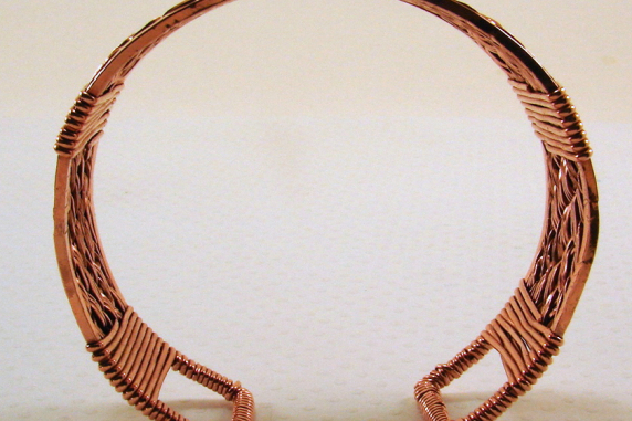 Handwoven Copper Bracelet - Made to Order - Various Sizes Available