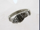 Sterling Silver Wire Wrapped Wave Ring (Customizable)