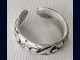 Sterling Silver Pattern Toe Ring - Any Size - Customizable