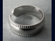 Sterling Silver Plain Smooth with Decorative Edges Toe Ring - Any Size