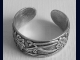 Sterling Silver Pattern Toe Ring - Any Size