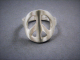 Sterling Silver Handcrafted Peace Sign Ring - Any size