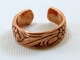 Copper Pattern Toe Ring